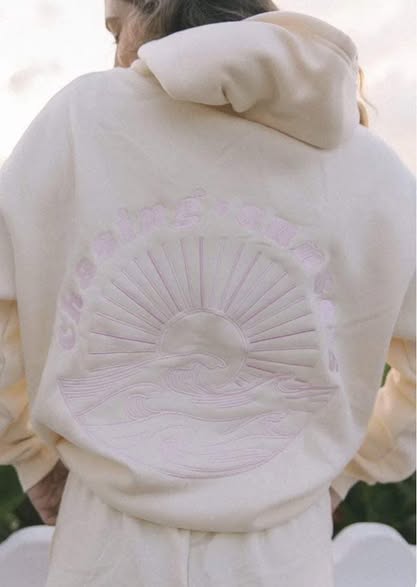 Embroidered Hoodie & Sweatshirt Pants