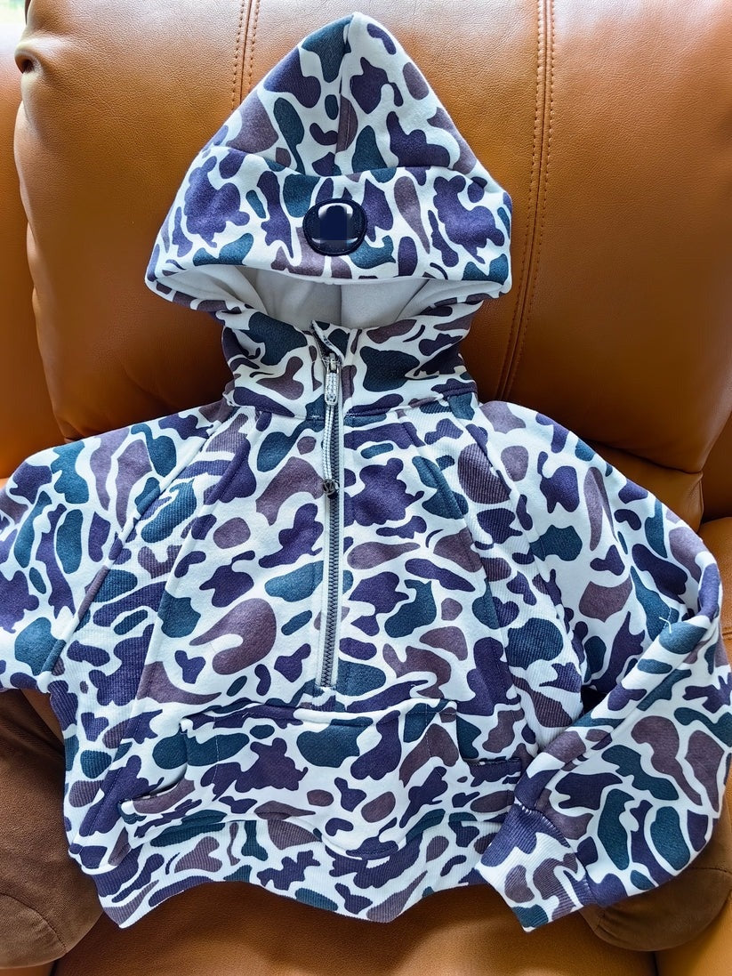 Embroidered Hooded Sweatshirt