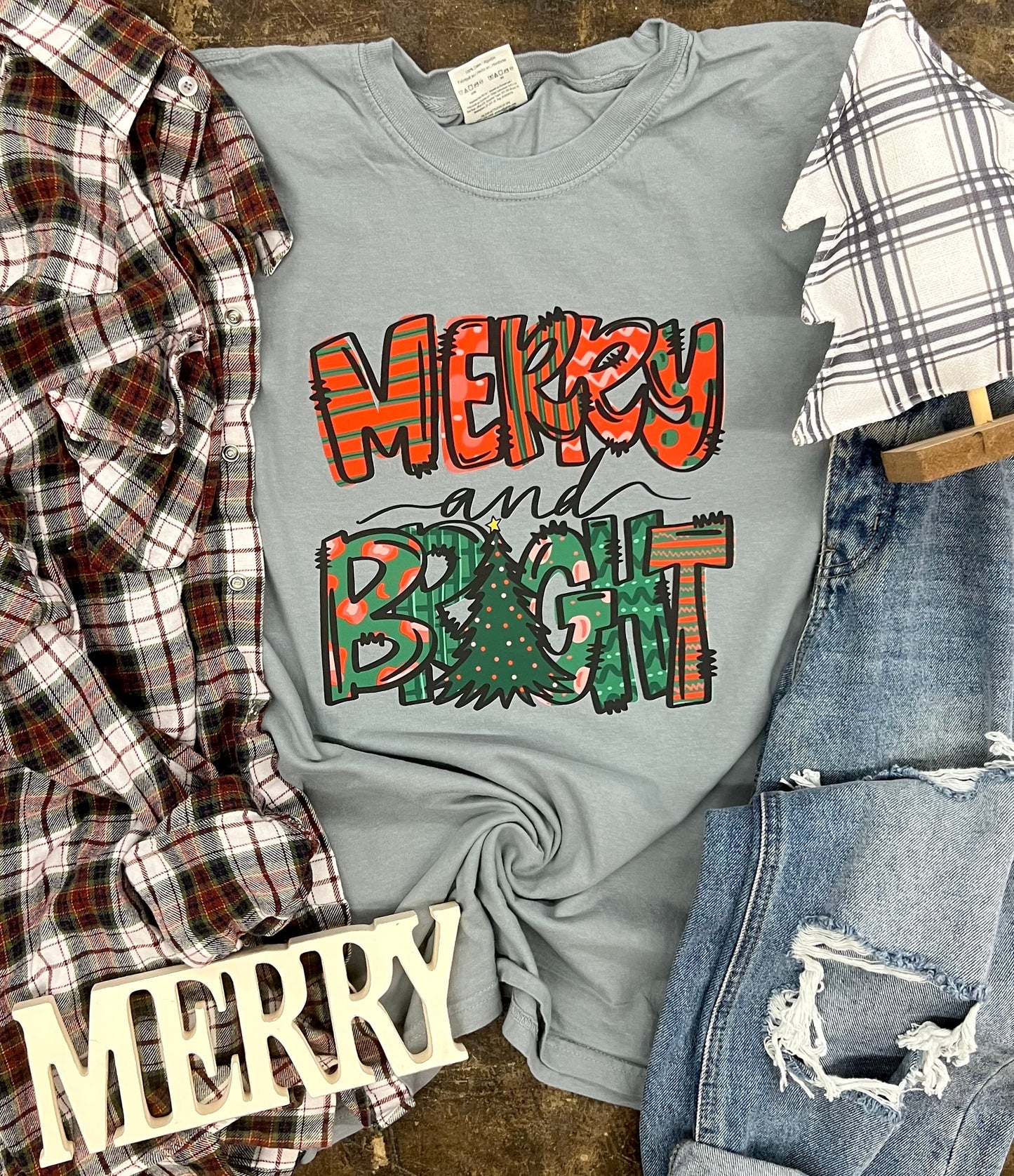 Merry and Bright Tee