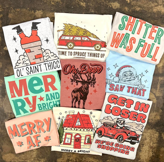 Thursday Steals- Vintage Christmas Tees