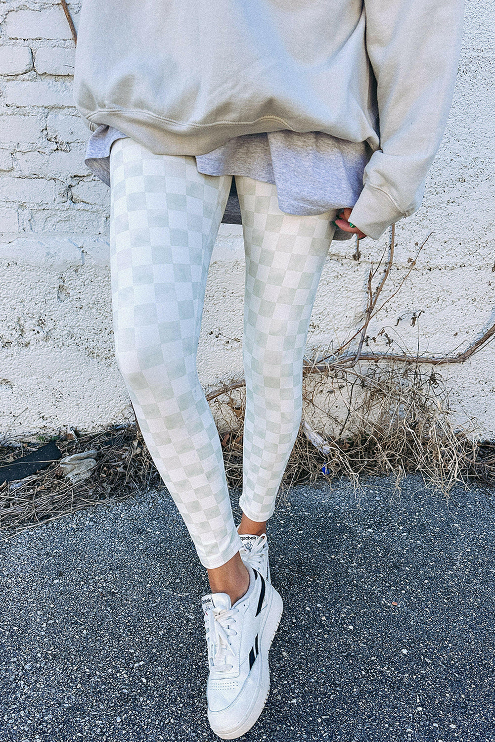 (pre order 10.31)Checkered High Waist Leggings