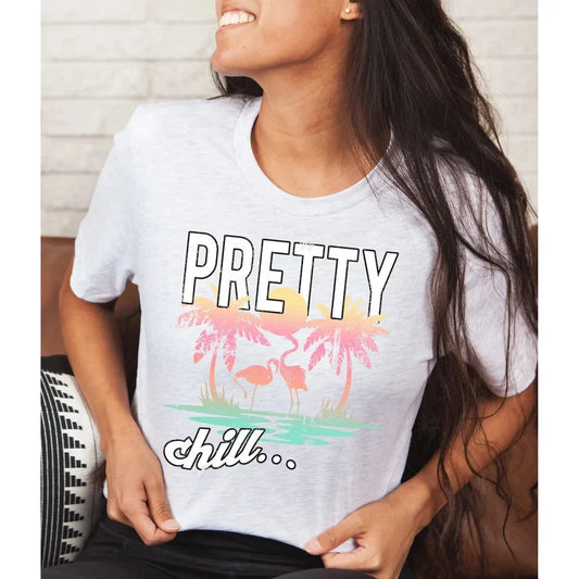 PRETTY CHILL  GRAPHIC TEE