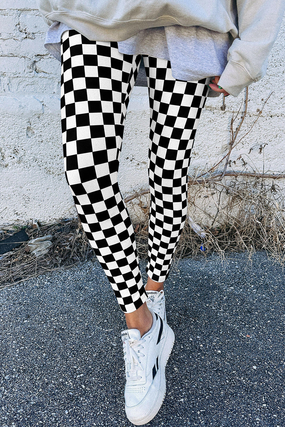 (pre order 10.31)Checkered High Waist Leggings