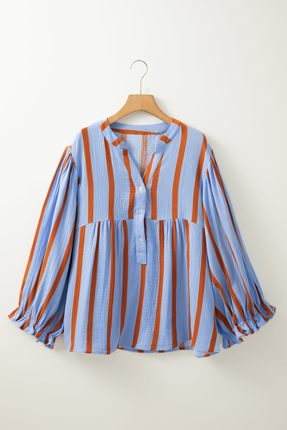 Stripe Button up Loose Shirt