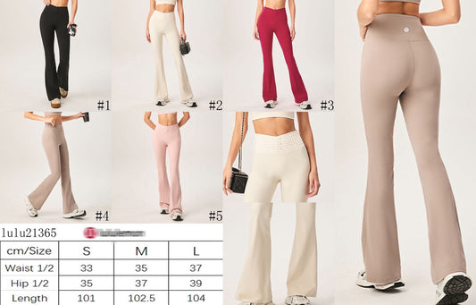 L-Belly Button Yoga Flared Pants