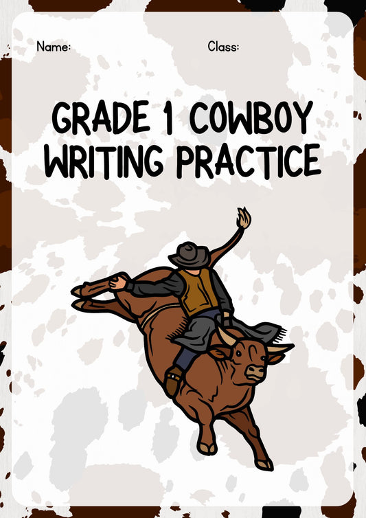 Cowboy riding practice nine pages