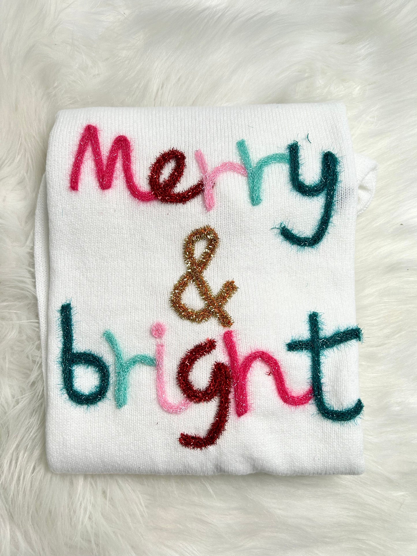 Glitter Merry & Bright Knit Sweater