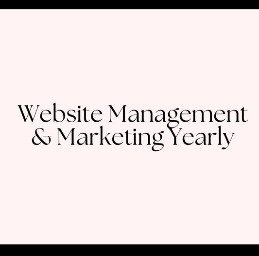 Marketing & Website Management Yearly