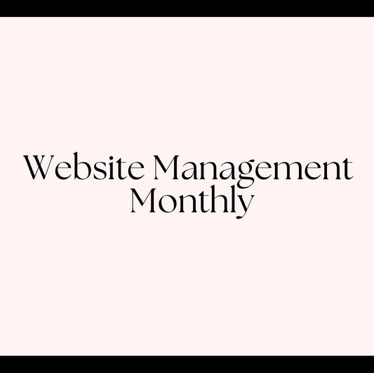 Website Management Monthly