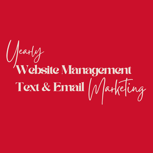 Text & Email Marketing & Website Management Yearly