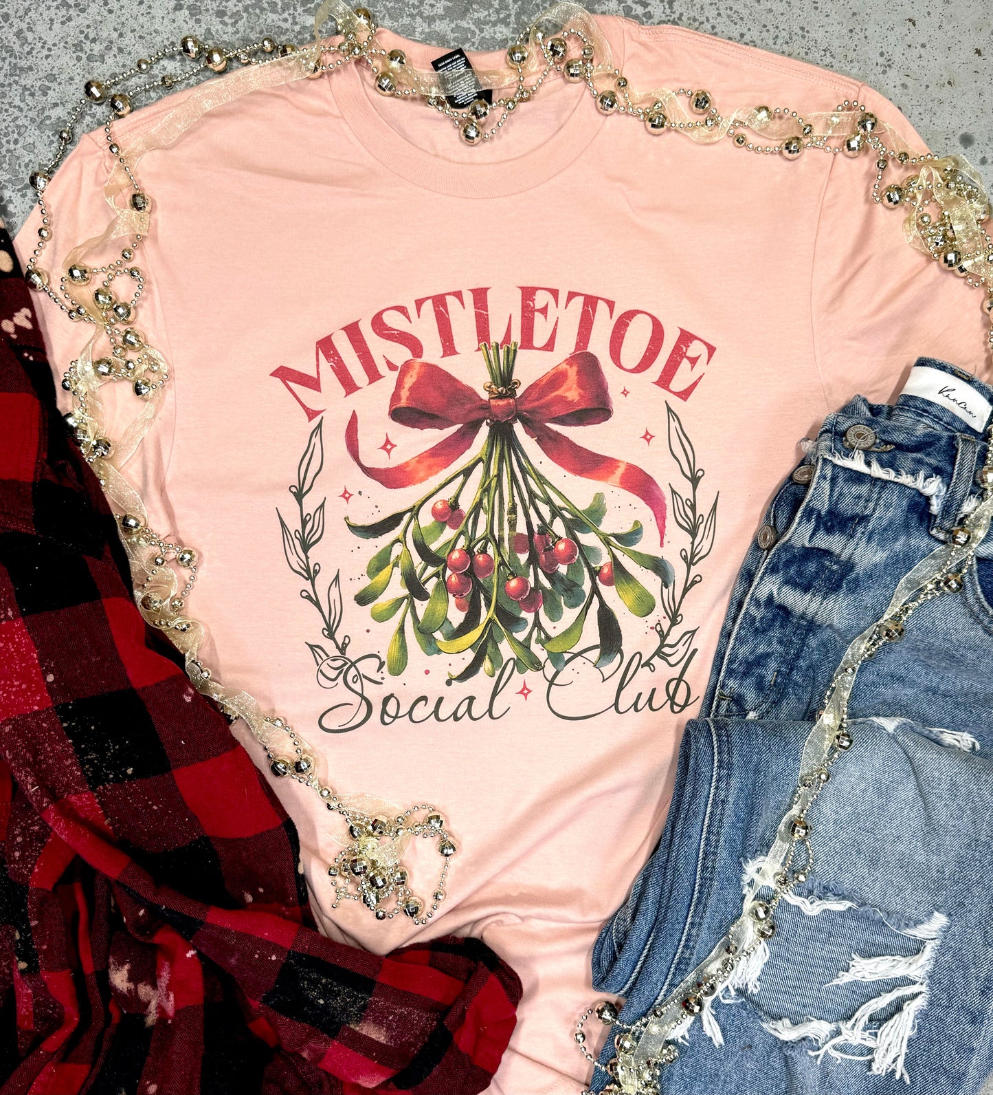 Mistletoe Social Club Tee