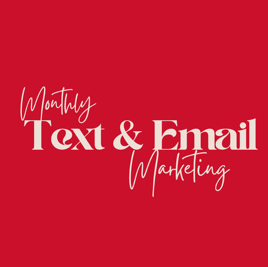 Mini package Text & Email Marketing Monthly