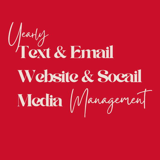 Text & Marketing + Website + Social  Management Yearly