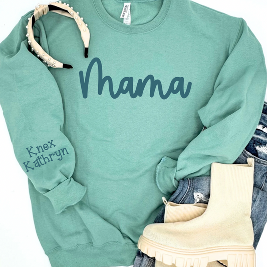 Custom Sleeve Print Sweatshirt