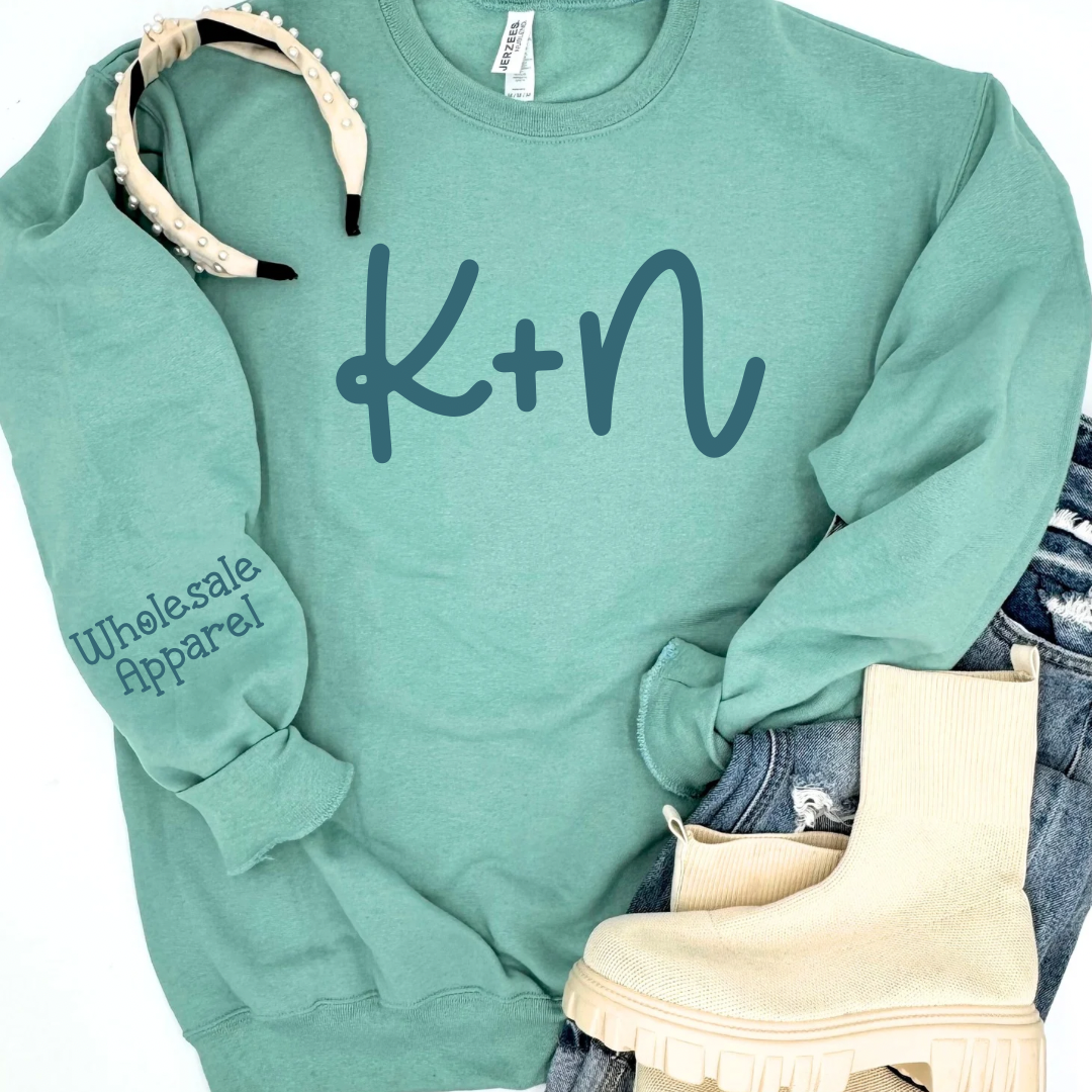 Custom Sleeve Print Sweatshirt