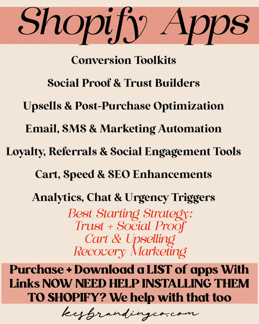 Recommend Shopify Apps