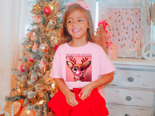 Preppy Red Nose Reindeer - Youth