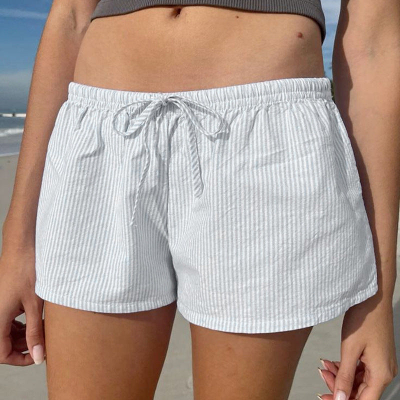 High Waist Button Shorts