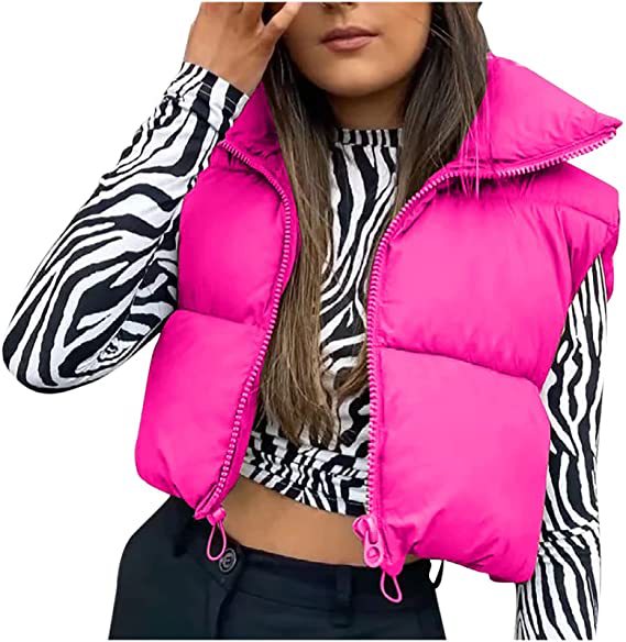 Zipper Vest Puffer Coat