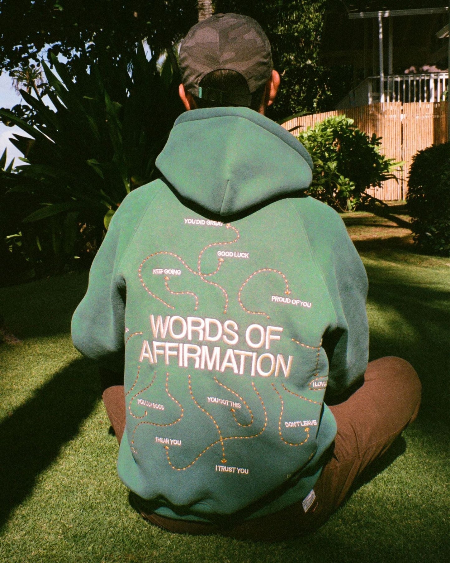 Embroidered hoodie