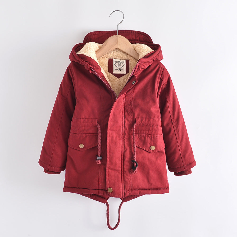 Kids Fleece Hooded Jacket