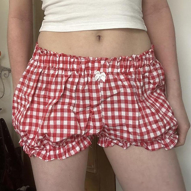 High Waist Button Shorts