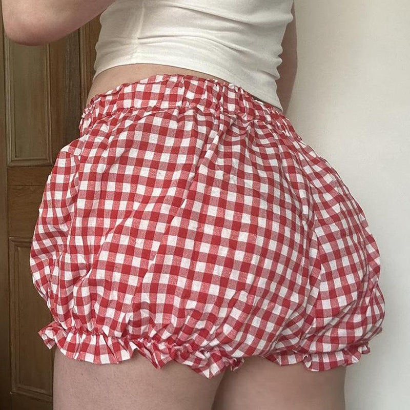 High Waist Button Shorts