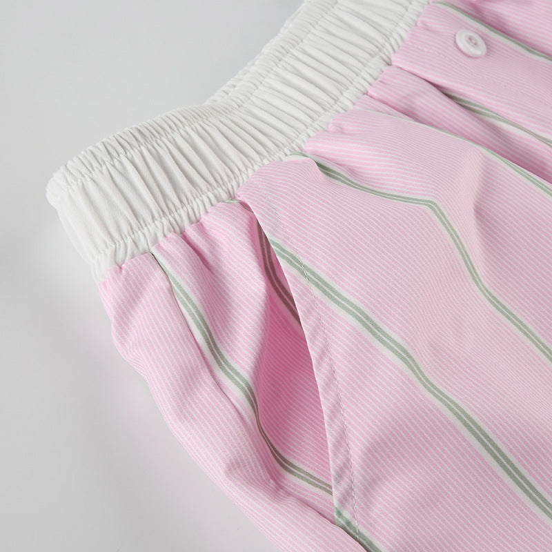 High Waist Button Shorts