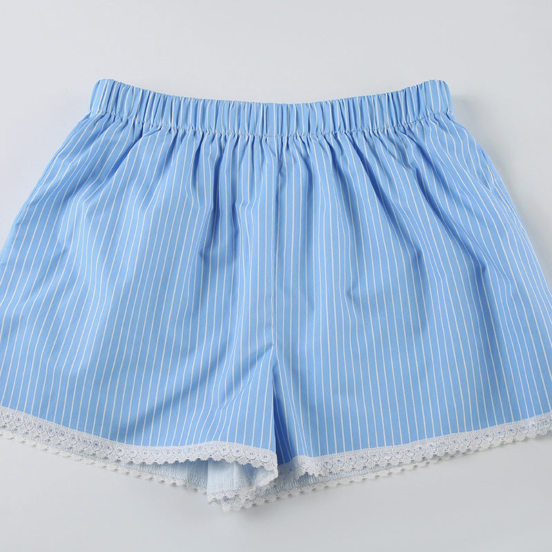 High Waist Button Shorts