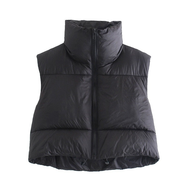 Zipper Vest Puffer Coat