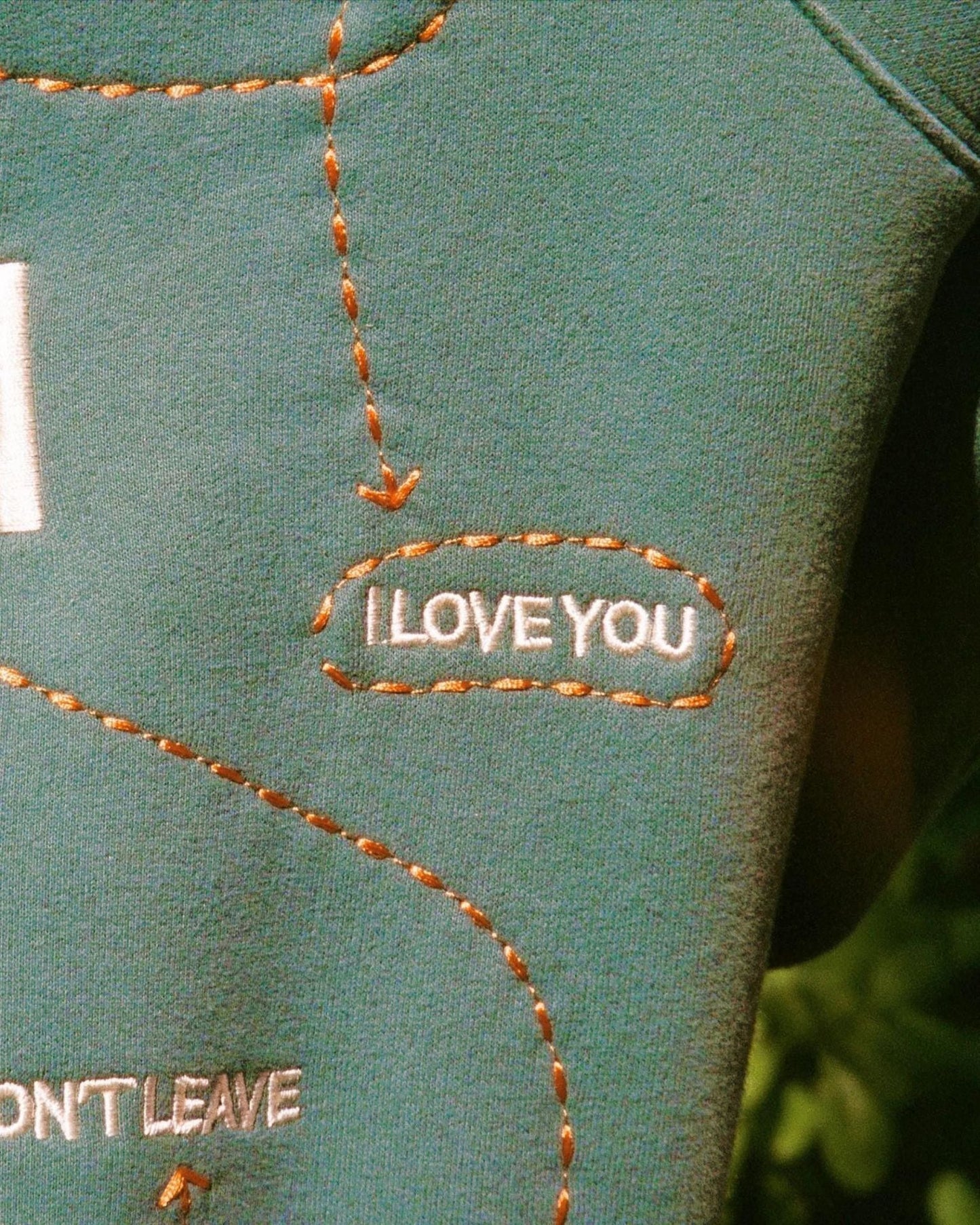 Embroidered hoodie
