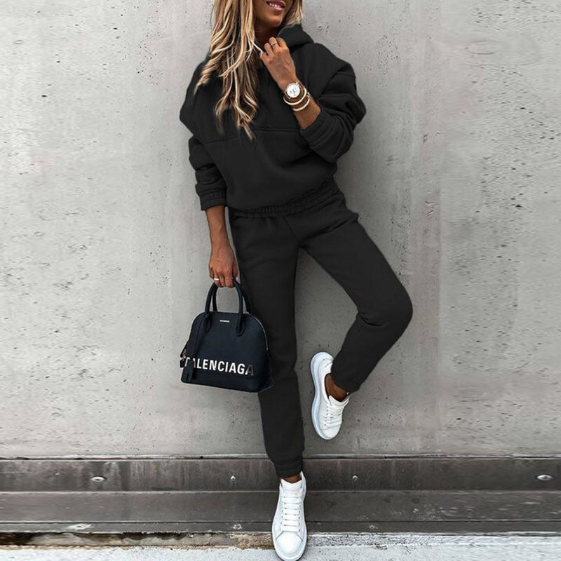 Hooded Sweatshirt + Pants Set