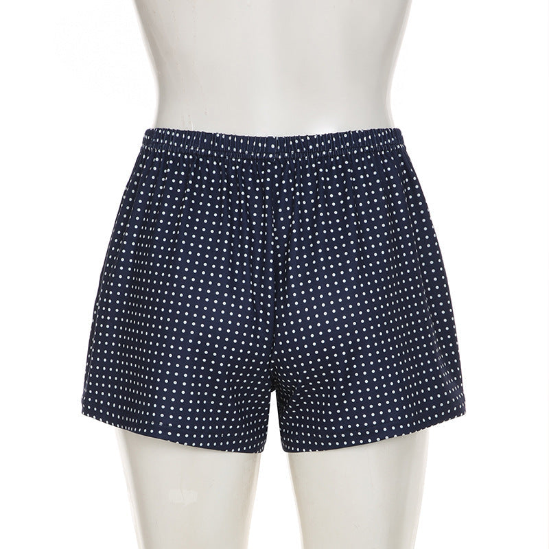 High Waist Button Shorts