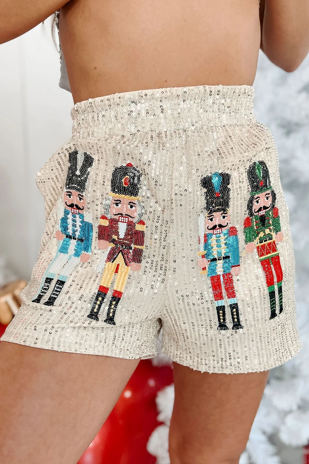 Nutcracker Queen Sequin Shorts