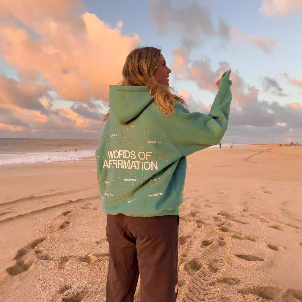 Embroidered hoodie