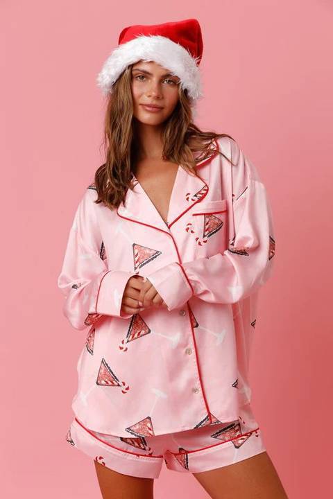 Christmas Satin PJS