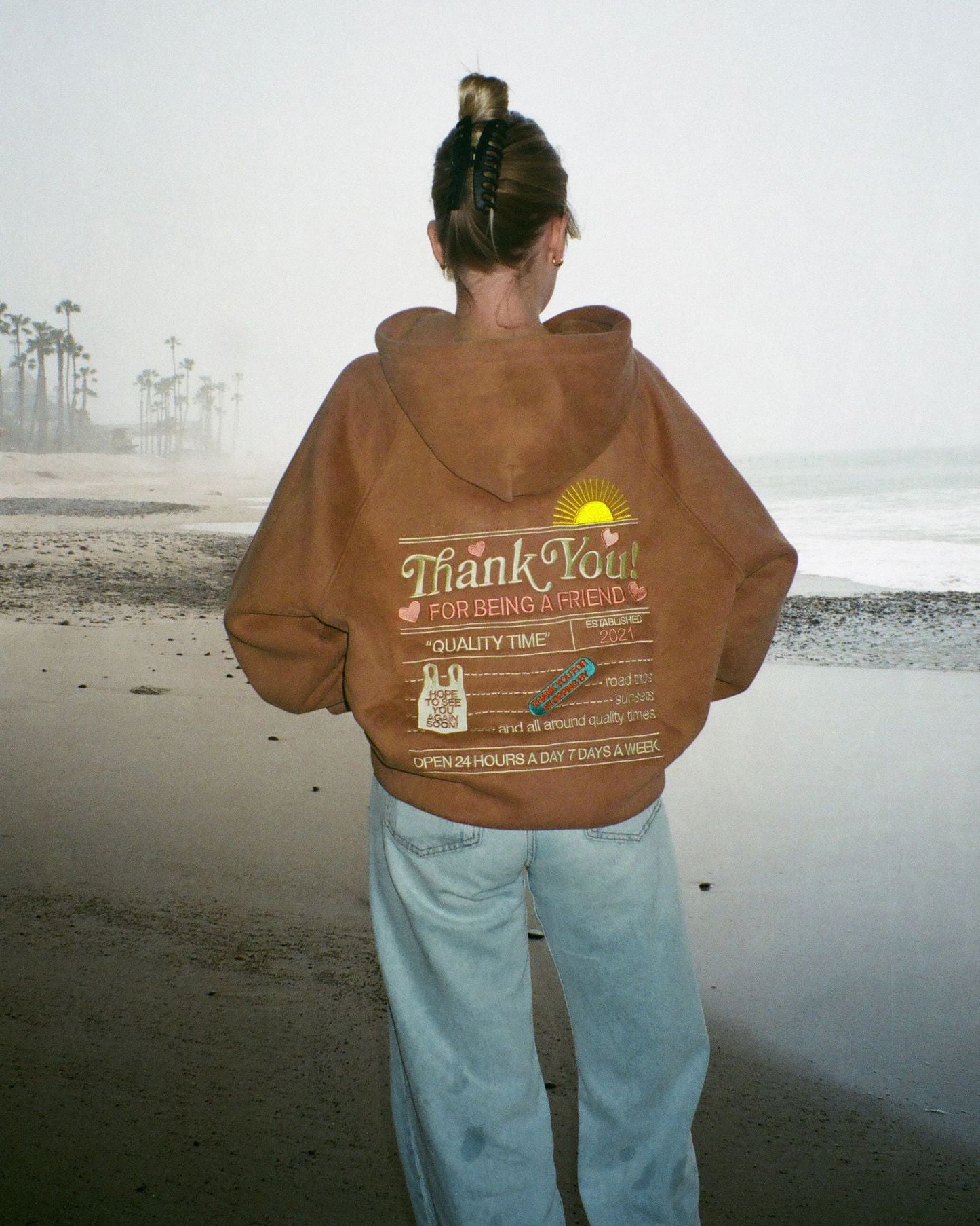 Embroidered hoodie
