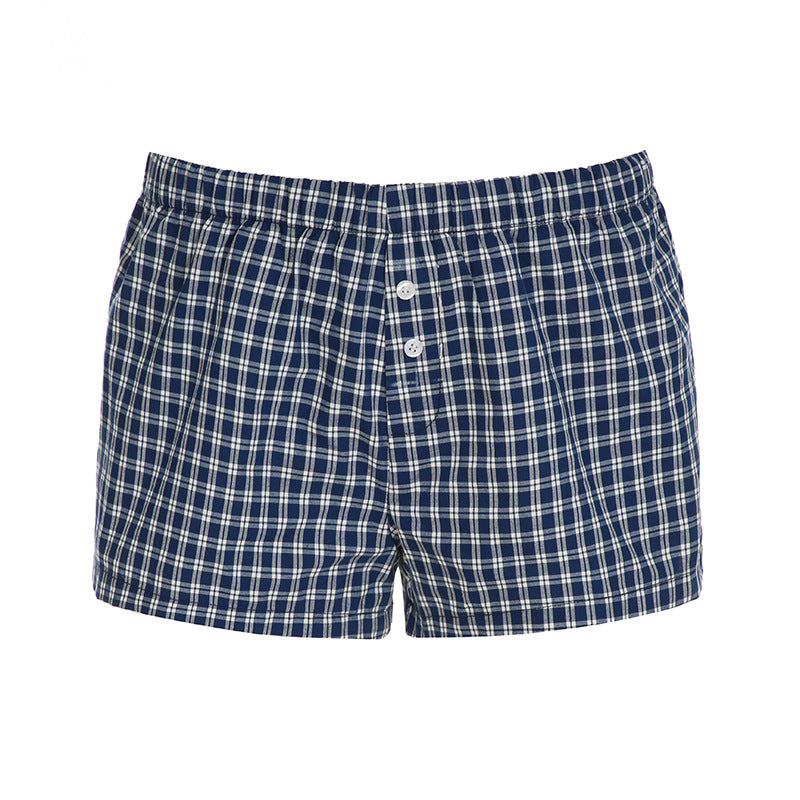 High Waist Button Shorts