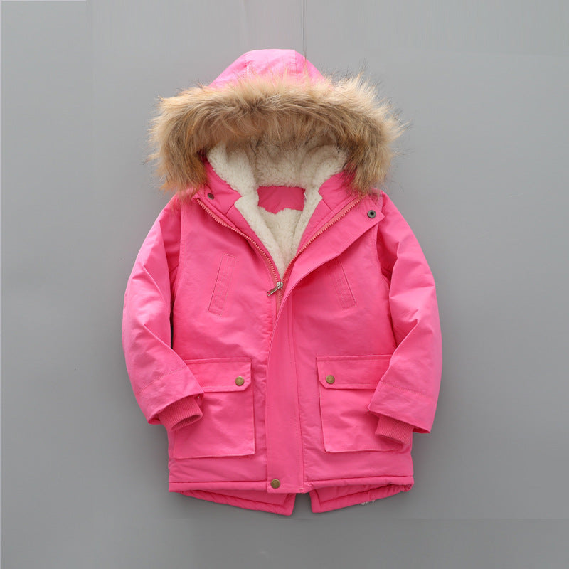 Kid's Fleece Hooded Jacket