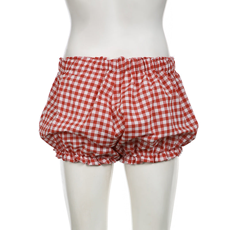 High Waist Button Shorts