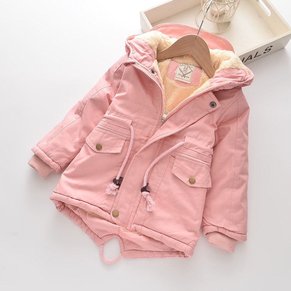 Kids Fleece Hooded Jacket