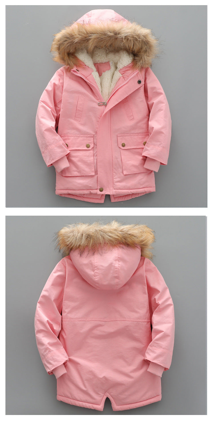 Kid's Fleece Hooded Jacket