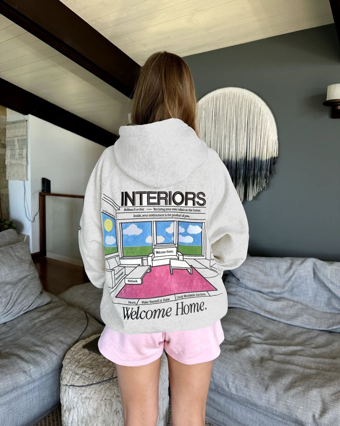 Embroidered hoodie