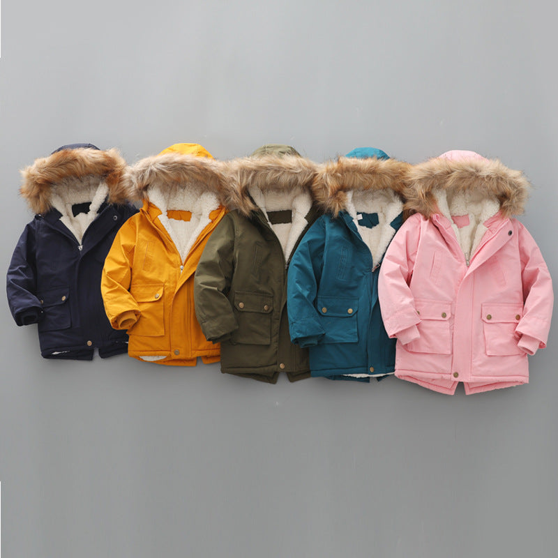 Kid's Fleece Hooded Jacket