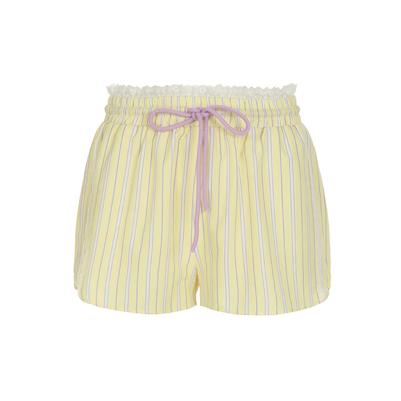 High Waist Button Shorts