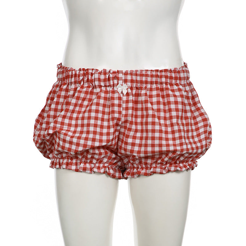 High Waist Button Shorts