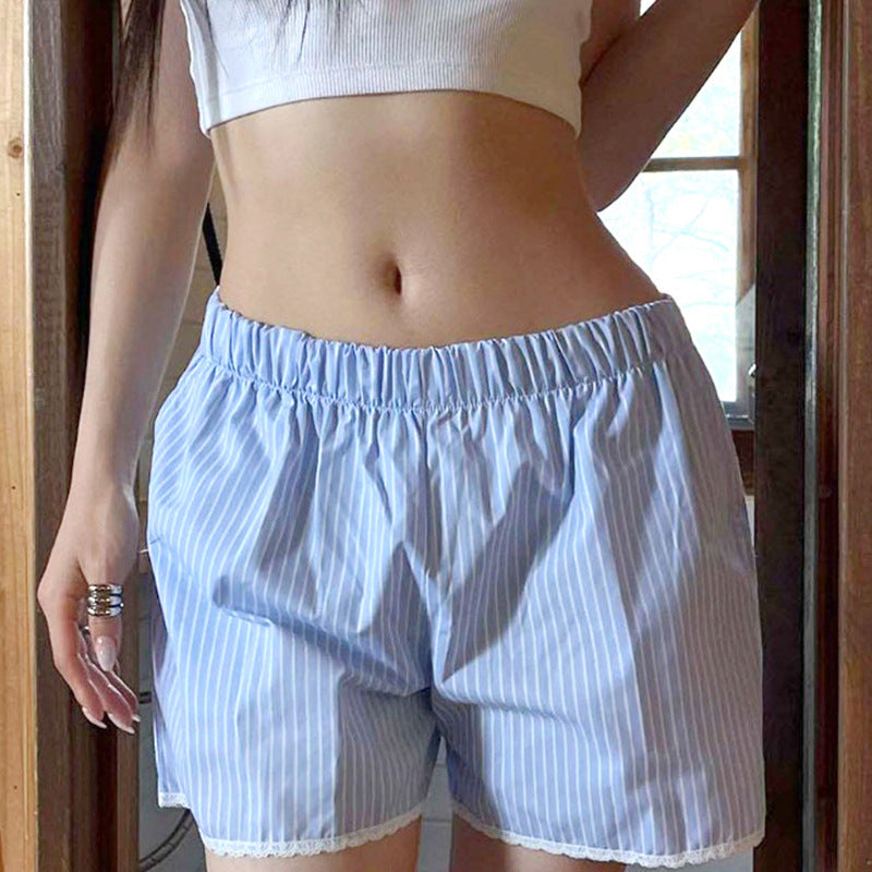 High Waist Button Shorts
