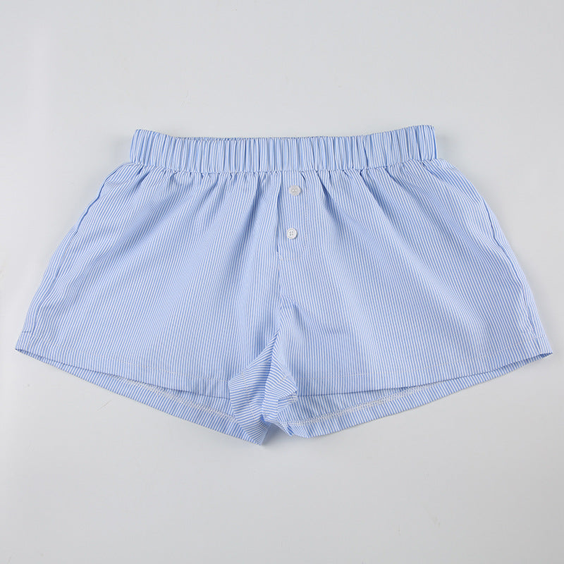 High Waist Button Shorts