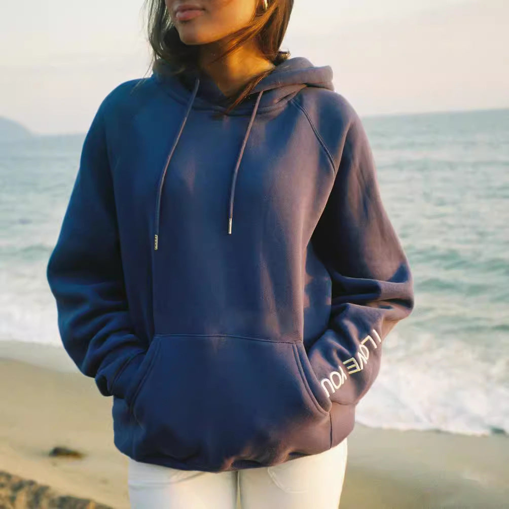 Embroidered hoodie