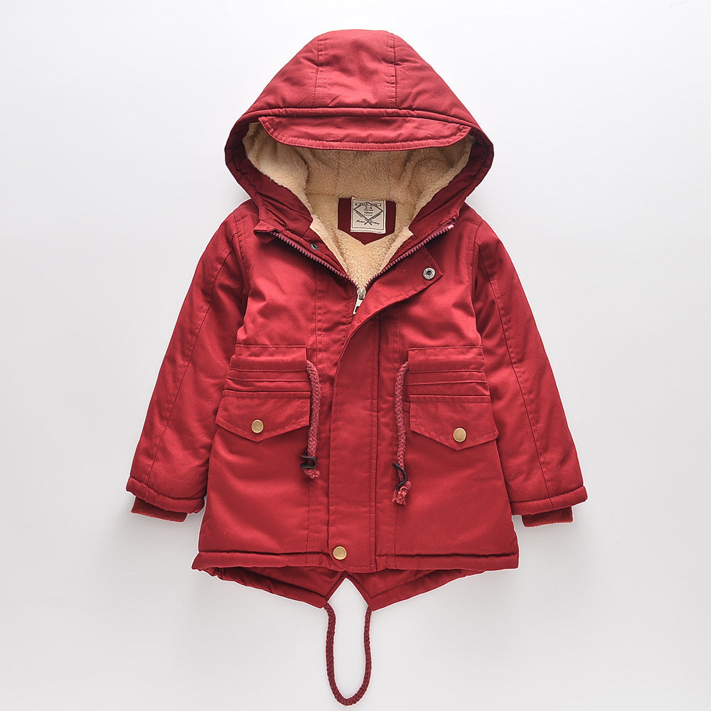 Kids Fleece Hooded Jacket